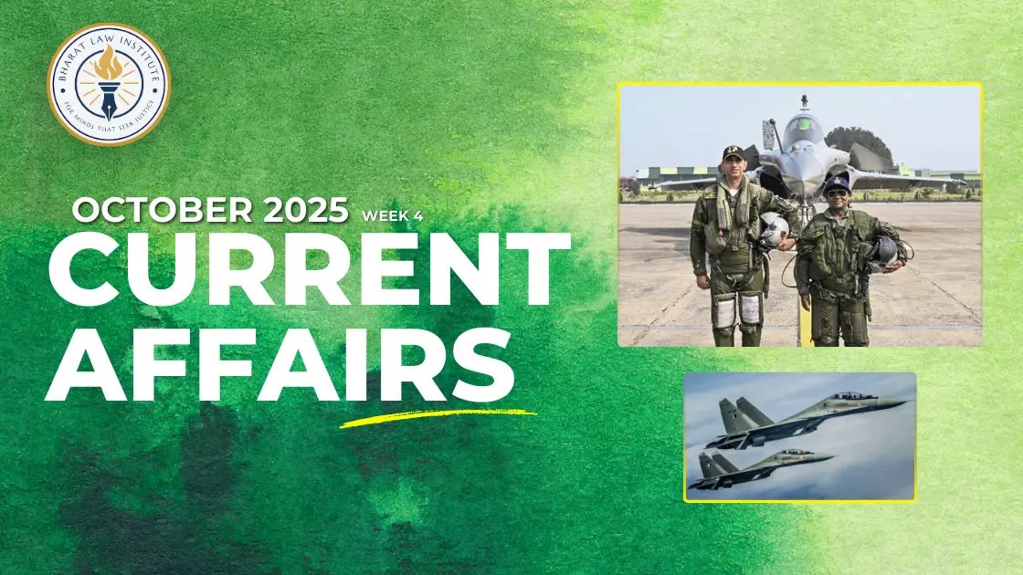 October 2025 - 4th Week Current Affairs